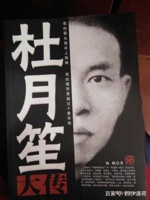《杜月笙大傳(出書版)》
